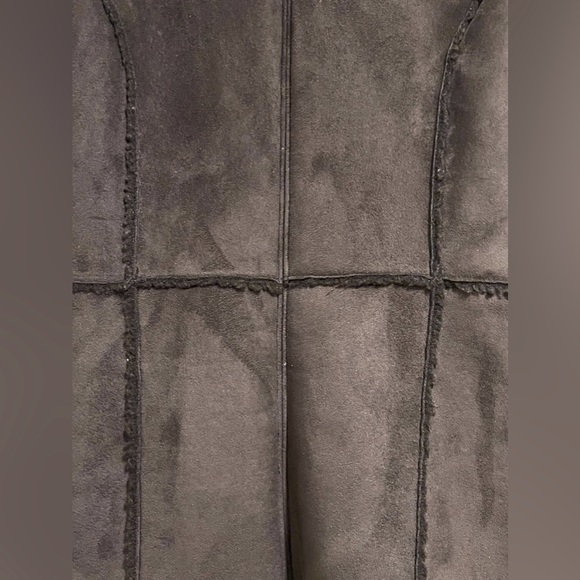 Style & Co Faux Suede/Fur Zip-Up Jacket - Picture 6 of 8